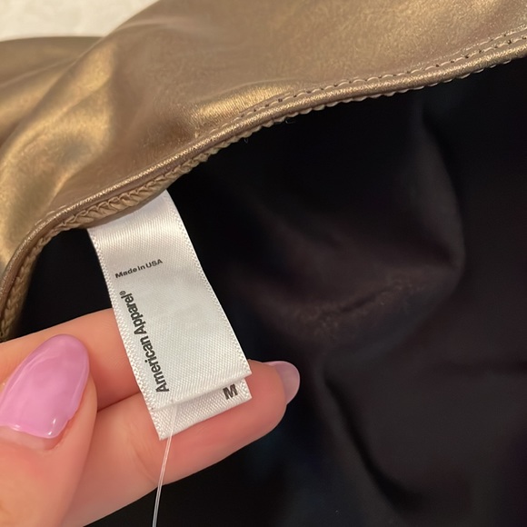 American apparel gold dress size medium - Picture 3 of 3